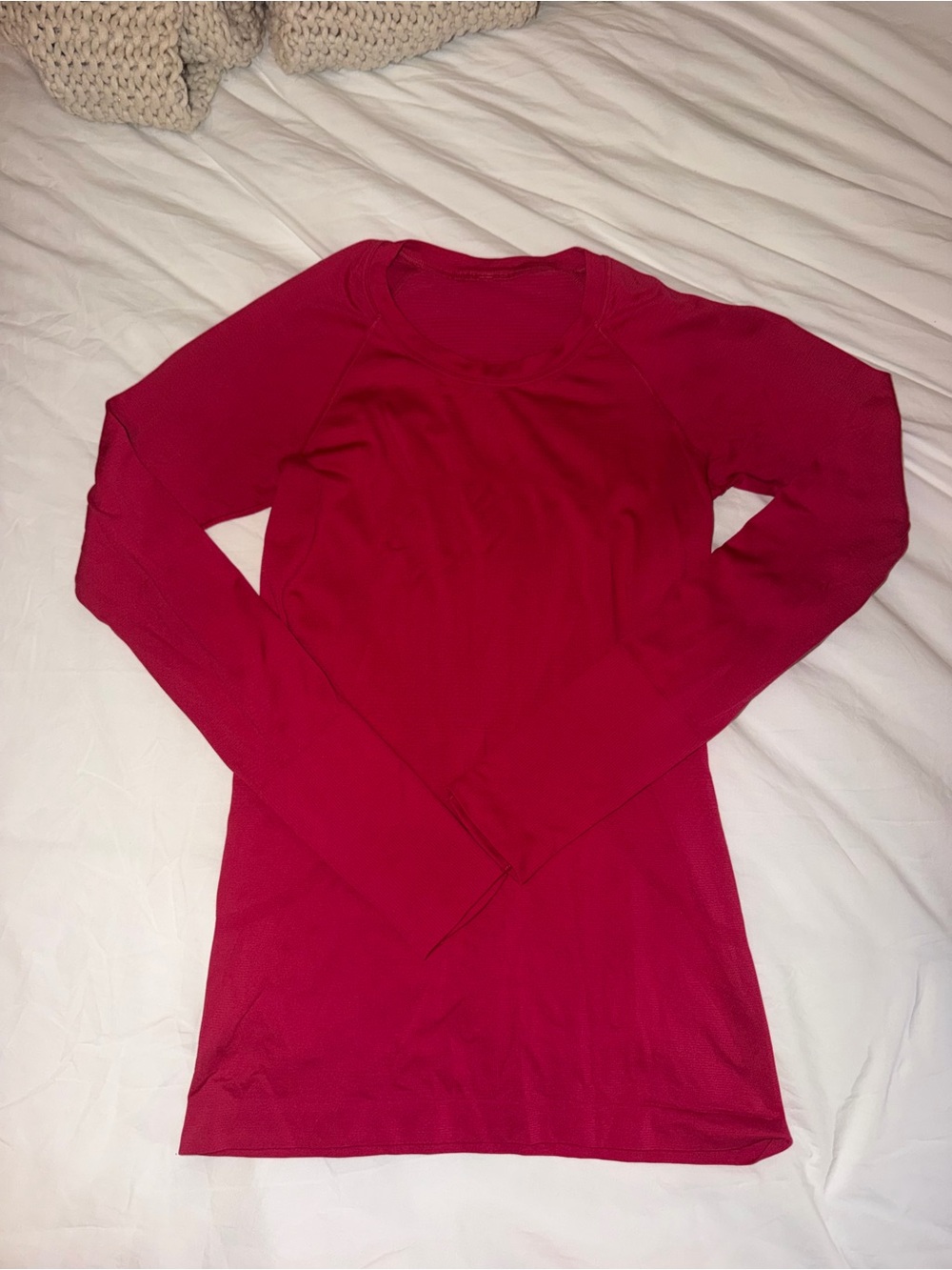Lululemon Pink Long Sleeve Top